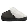 Moda Inverno Leggere Tinta Unita Antiscivolo Resistenti all'Usura Velluto Calde Pantofole Casual Mezzo Supporto Cotone Pantofole 36-43