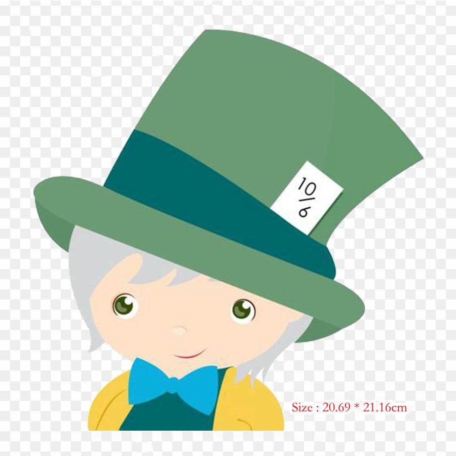 

Chapeleiro Alice No Pais Das Maravilhas Alice s Advent, термопереносная печать, виниловые нашивки, наклейки для одежды, аппликации «сделай сам», моющиеся нашивки