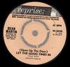7inch Record DEAN MARTIN  Open Up The Door Let The Good Tim RS20538 Reprise Records 1966 UK Pop Used