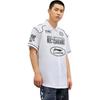 Li-Ning Moto Series Spring/Summer 2022 Trendy Music Festival Letter Print Loose Casual Short Sleeve Shirt Men Tops White ASHS023-1