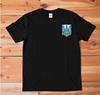 Ukraine Tryzub Emblem Graphic Tee Unisex Blue & Yellow Crest Shirt