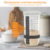 7Pcs Sourdough Starter Accessories with Cloth Cap Silicone Spatula Date Band and Temperature Paper Sourdough Starter Jar Tools