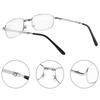 Fashion Ultra-Light Folding Reading Glasses With Glasses Box Unisex Metal Frame Glasses Magnifying Glasses Vision Care +1.0~+4.0