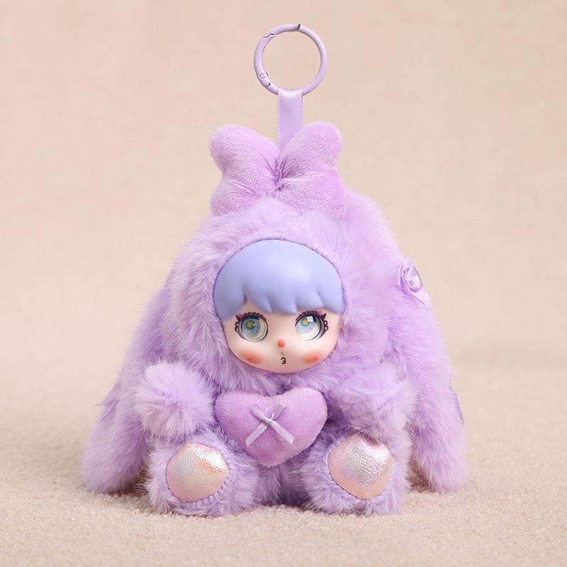 Cute Big Ear Rabbit Vinyl Plush Blind Box Pendant Bag Charm Girl Birthday Gift Collectible Figure