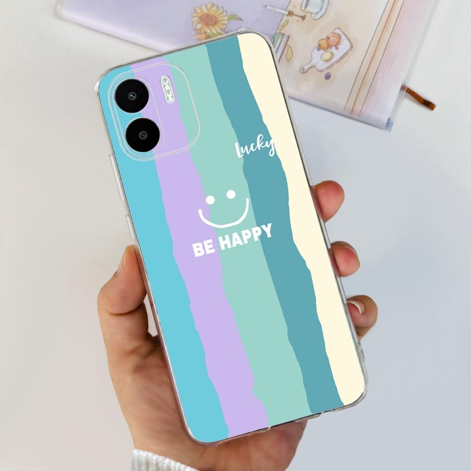 For Xiaomi Redmi A1 A1+ 2022 Cute Painted Phone Case For Redmi A1 Plus RedmiA1 A 1 A1+ Soft Silicone TPU Cases