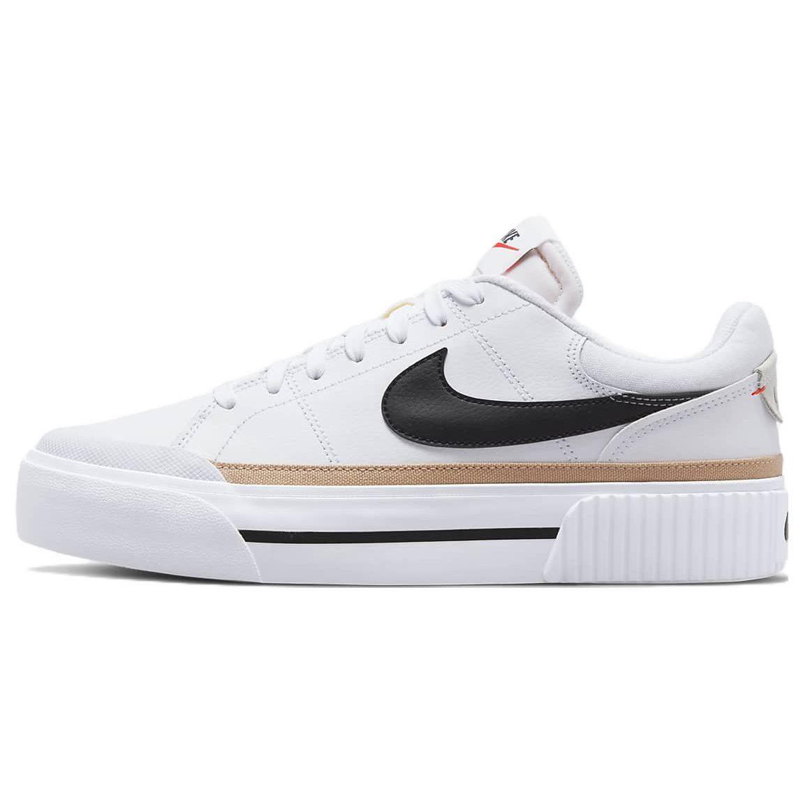 Pre-owned Nike Court Legacy Lift DM7590-100-P26085864277534