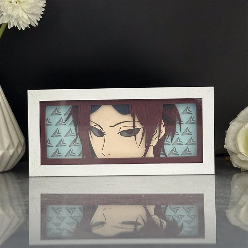 3D Anime Light Box Paper Carved Lamp Rin Matsuoka Peripherals Luminous Toys Bedroom Decor Night Atmosphere Led Desk Ornaments