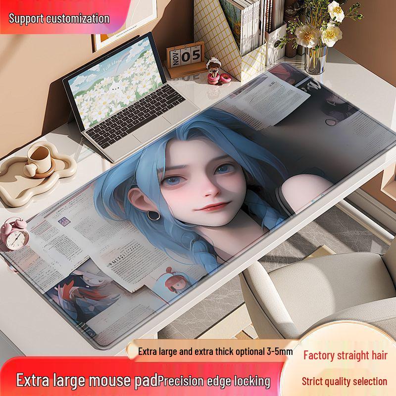Extra Large Washable Mouse Pad: Stain-Resistant, Sweat-Proof Desk Mat for Dorm, Office, and Esports