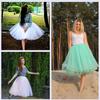 Gothic Tulle Skirt For Women With High Elastic Waist And Puff Design For Streetwear Style