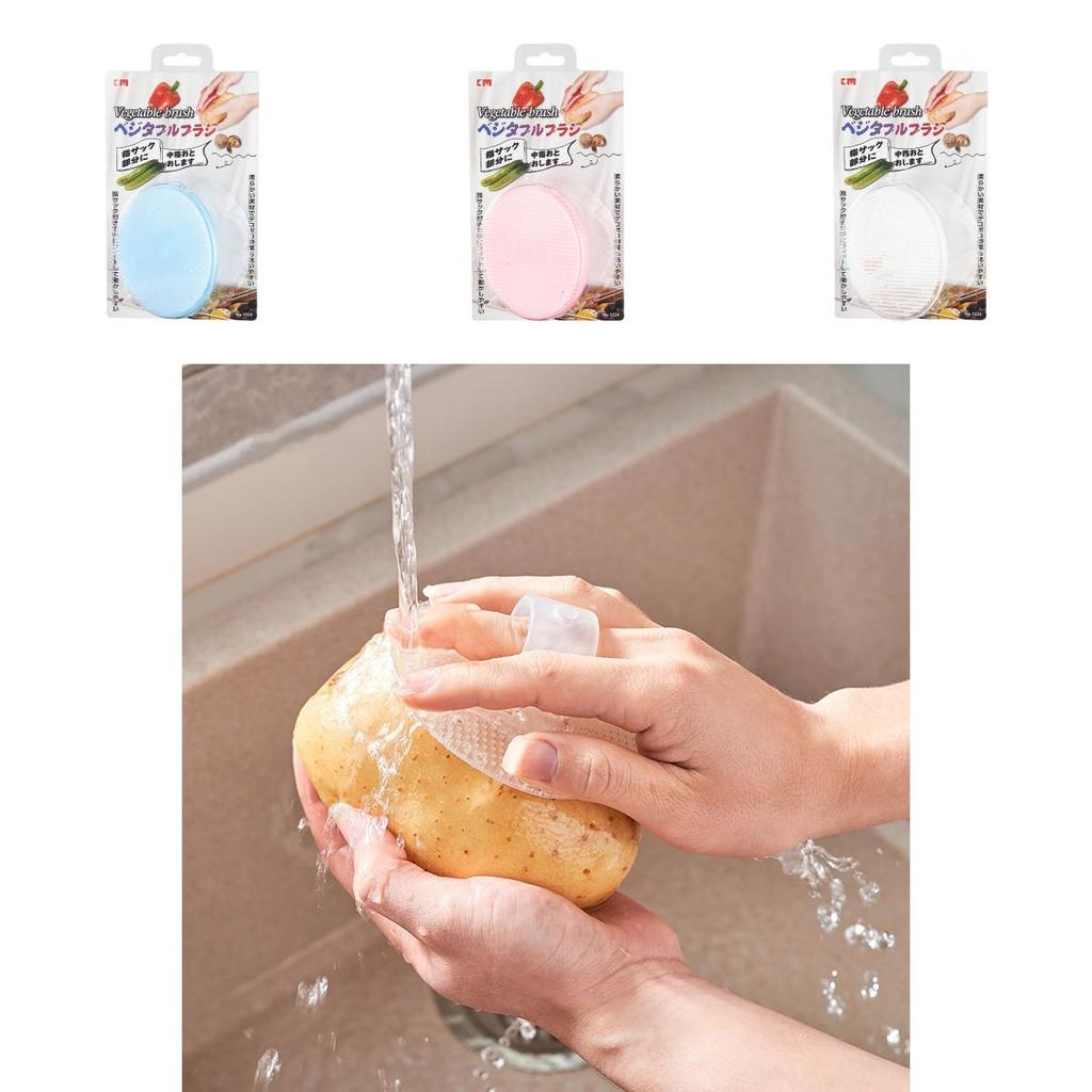Vegetable Fruit And Cleaning Brush With Tpr Material For Home Use