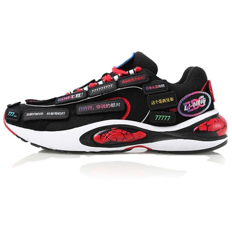 (WMNS) Li-Ning X EDG V8 Black Red Women s ARHN282-1 EU 36⅓