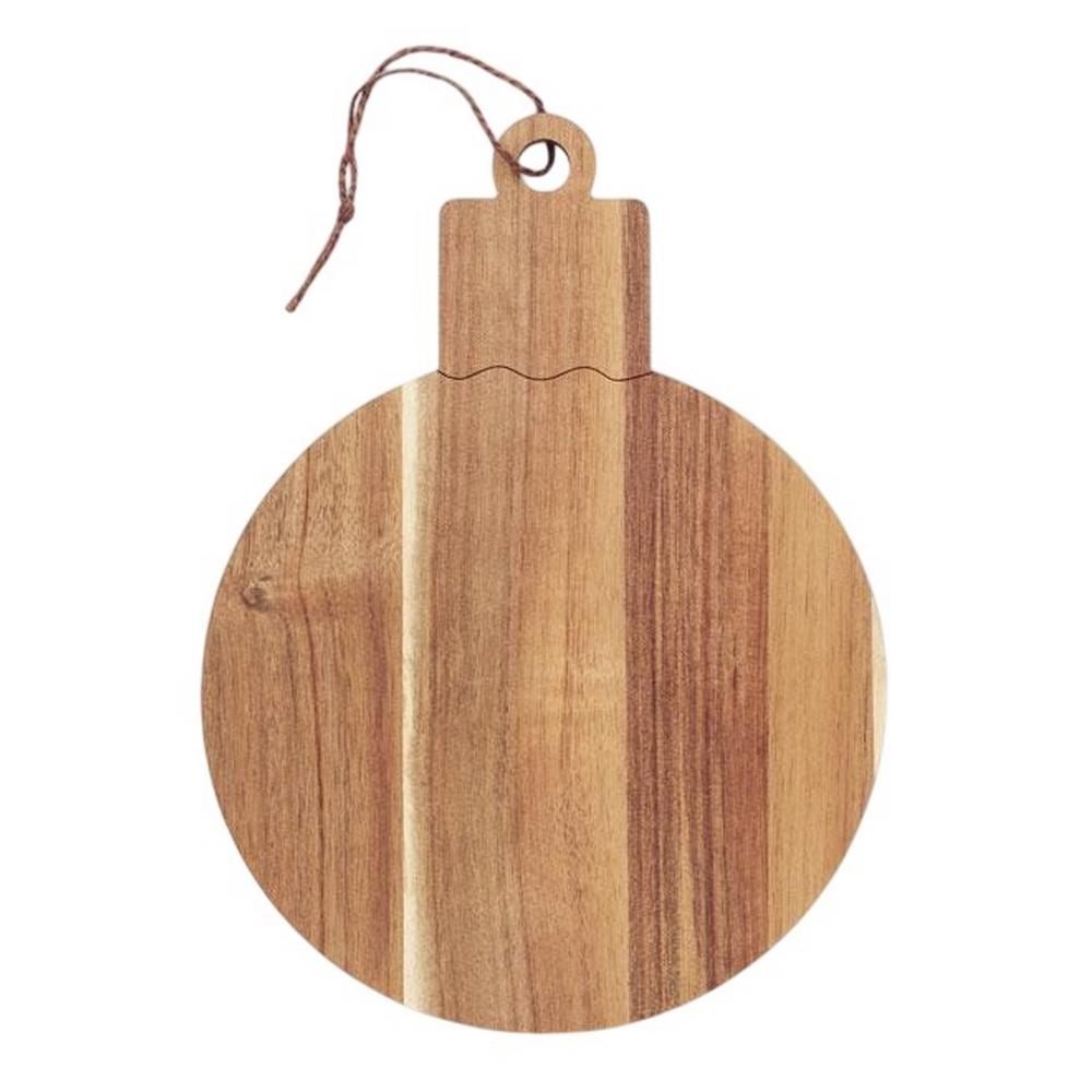 MidOcean Acaball Acacia Wood Bauble Serving Board