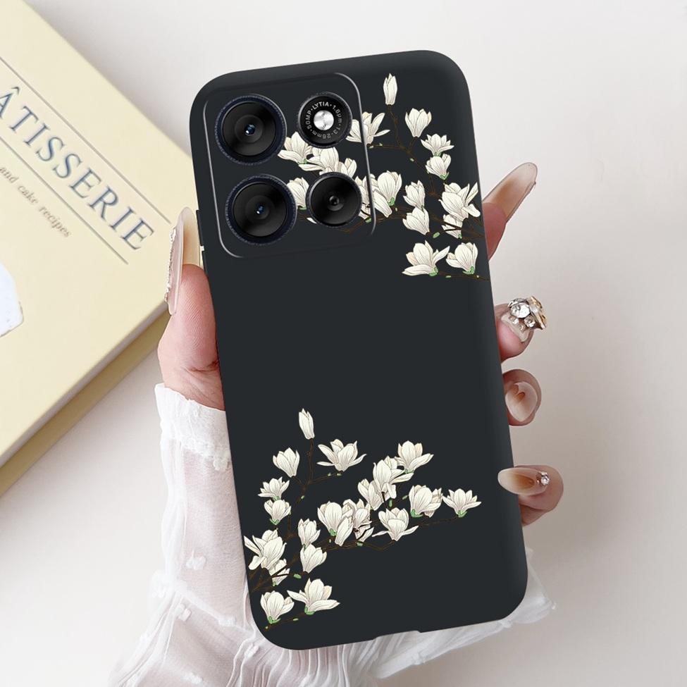 5G For Motorola Moto G56 G86 Cover For Motorola Moto G86 Case Silicone Fashion Butterfly Luxury Cute Funny Painted Back Cover