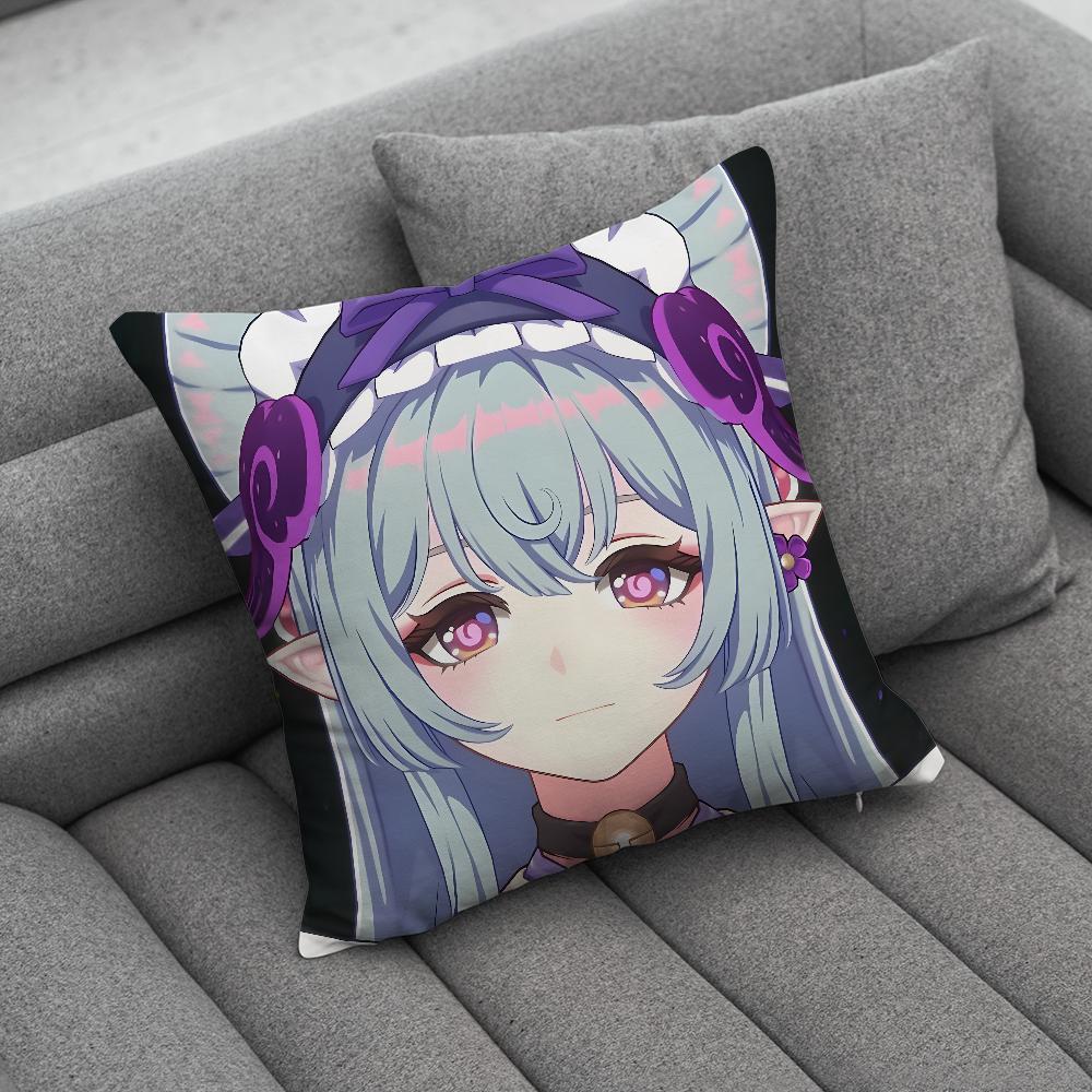 Genshin Impact Yume Mizuki Pillow Case Soft Cushion Cases for Farmhouse Sofa Decor Home Decorations and Protector