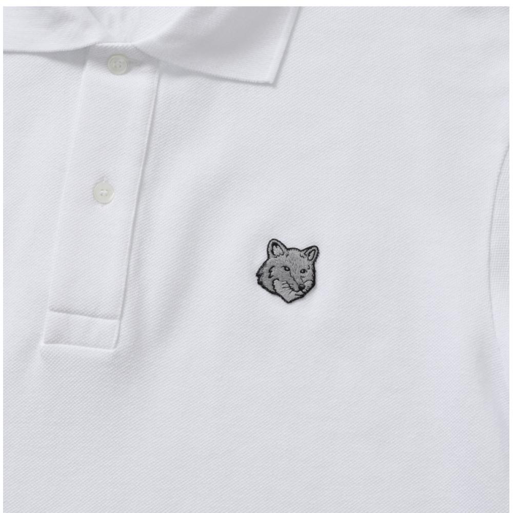 MaiSon KitSune Mm00207kj7010 P100 Bold Fox Head Patch Polo Men S Short Sleeve Tee