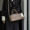 Natural Cowhide Leather Bucket Bag For Women New Cross-Border Style Fashion Trendy Handheld Single Shoulder  Soft Leather Bag