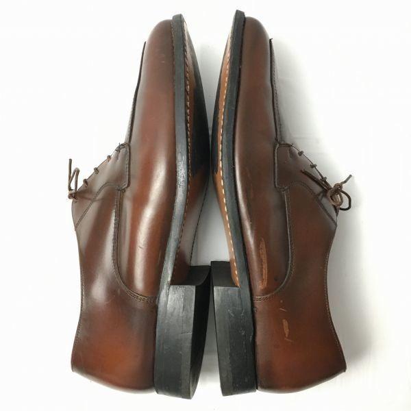 CLOUD CLUB Handgjorda USA Vintage U-tå Affärsskor Mörkbruna Ca. Storlek 27.028.0 Herr(BEGAGNAD)