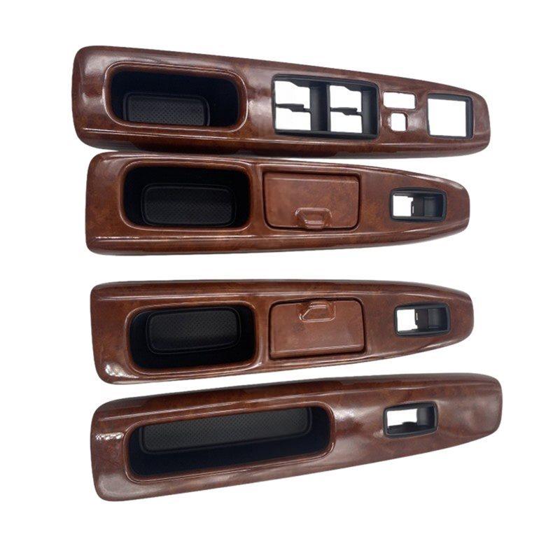 Upper Panel Trim Car Window Regulator Panel Glass Lift Switch Cover 4Pcs/Set For Toyota Camry 2001-2006 Door Armrest