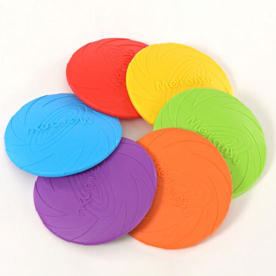 Yousheng Hundewerferscheibe Reißfest Gute Zähigkeit Interaktiv Exquisit Zartes Sportwerkzeug TPR Lustiges Flugobjekt Hundespielzeug für Welpen