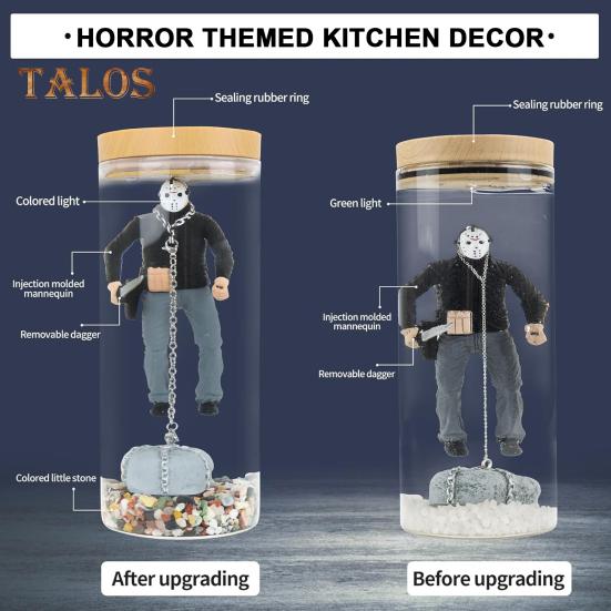 

Водяная лампа из фильма ужасов на батарейках ручной работы DIY Хэллоуин страшный коллектор светодиодная лампа настольная