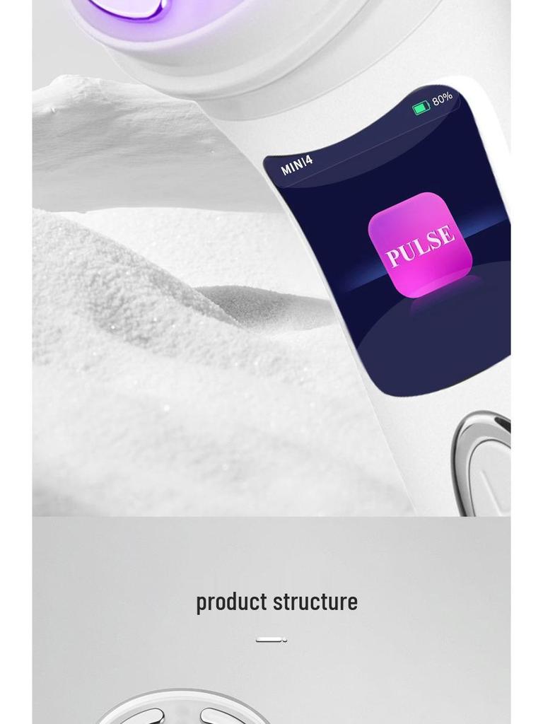 Fourth-Gen Rechargeable HIFU Mini 4-in-1 Ultrasonic Beauty Device for Lifting, Firming, and Iontophoresis At Home