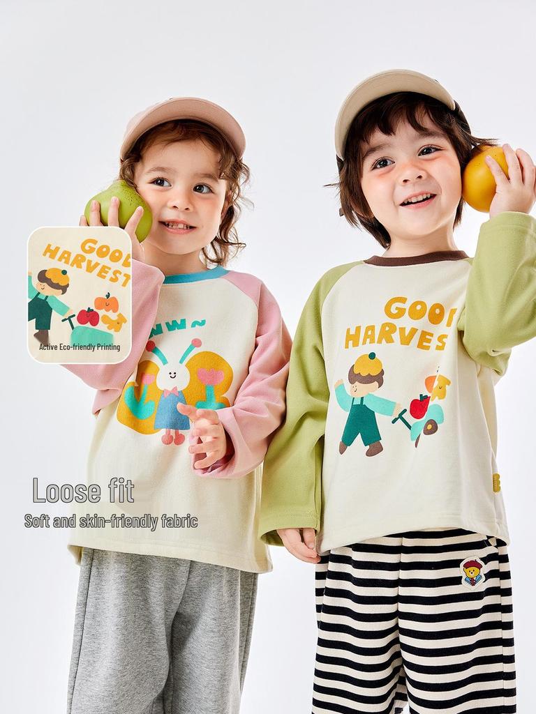 Dudu Home Baby Long-Sleeve Winter T-shirt for Boys & Girls - Children's Base Layer Clothing