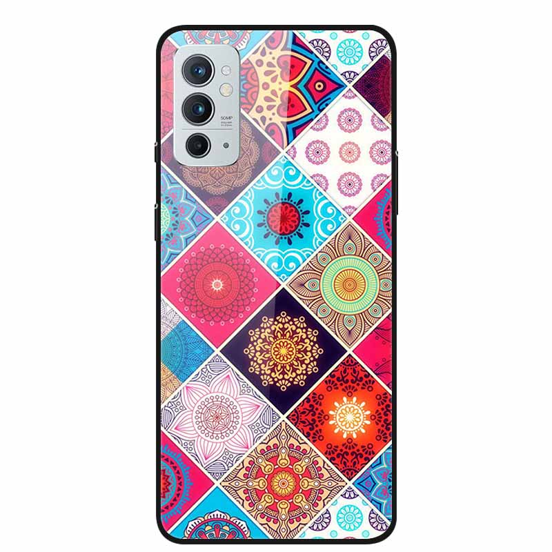 Tempered Glass Cover For Oneplus 9RT Case 1+ 9RT Hard Back Cover for Oneplus 9RT 5G Case Coque Bumper Funda OnePlus 9 1+9RT