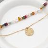 Fashionable, Personalized, Simple, Versatile, Bead Double Layered Chain Necklace, Versatile, High-end, Collarbone Chain