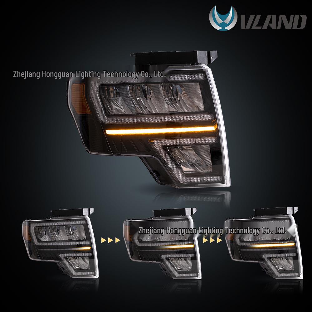 Custom LED Headlight Assembly for 09-14 Ford F150