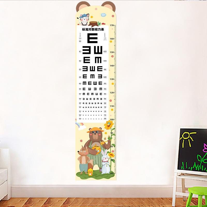 

Мультяшный детский ростомер наклейка ростомер наклейка на стену удалить ростомер визометр стандарт 30 * 130CM (opp bag)