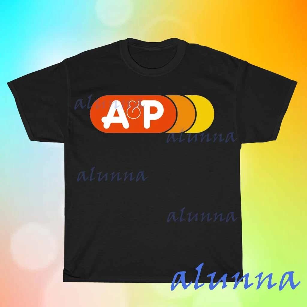 New A&P Supermarket 1976 Men s Black T-shirt Funny Size S to 5XL L