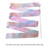 2/4M Colorful Gymnastic Ribbon with Wand Sparkling Dance Ribbon Multifunction Twirling Ribbon Streamer Aesthetic for Kids Girls