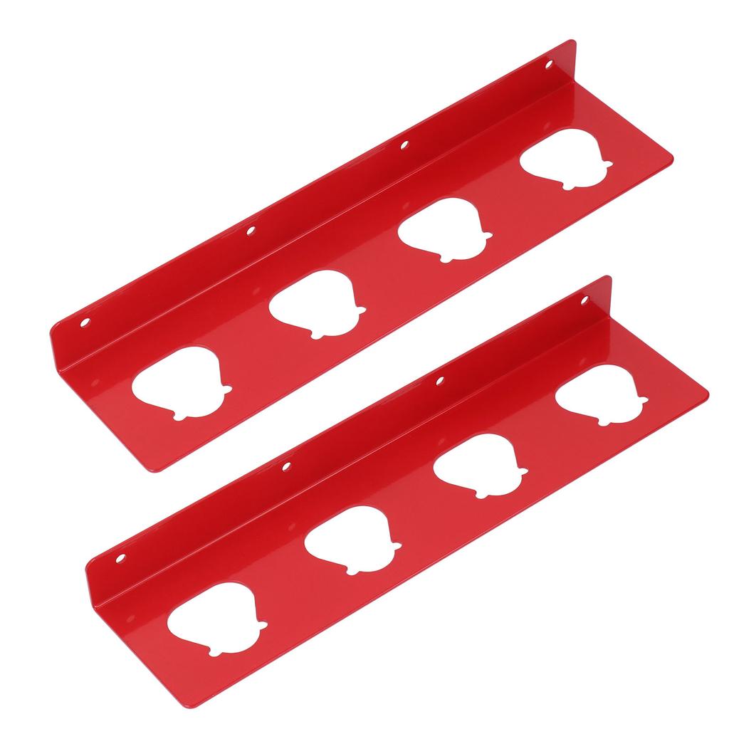 2PCS Wall Mount Battery Holders Power Tool Lithium Battery Storage Shelf 4 Holes Organizer for M12B2 M12B4 M12B6