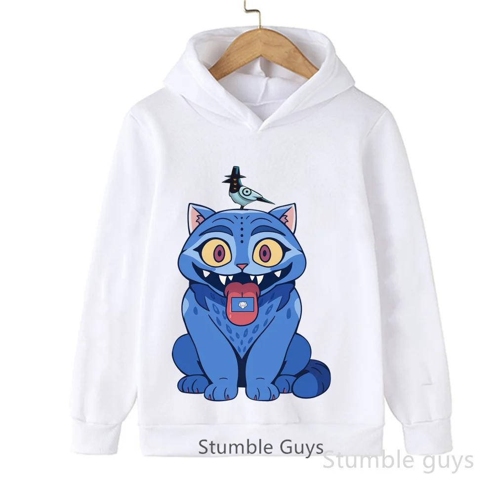 Kids Warm Kpop Demon Hunters Casual Fashion Autumn Winter Boys Girls Sweatshirt Hoodie Anime Clothes