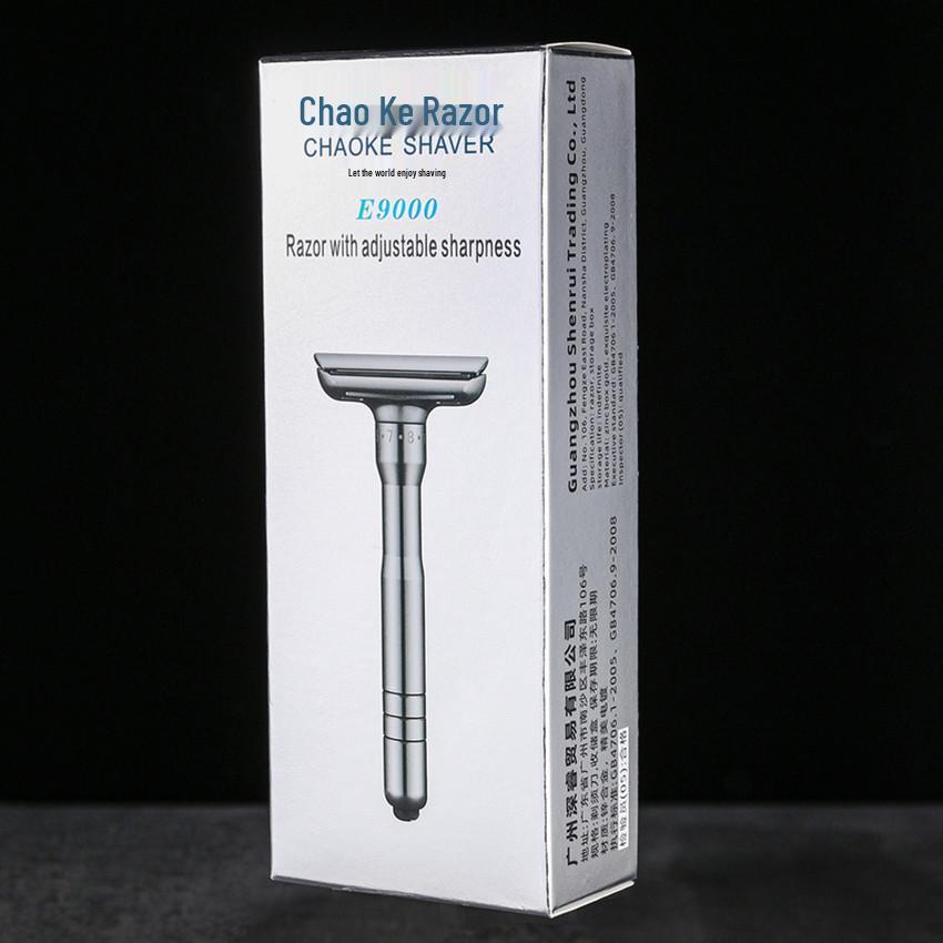 

Chaoke Мужская регулируемая двусторонняя бритва: Обновлённая старомодная бритва для бороды