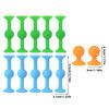 12pcs Dart Suction Cup Soft Silicone Suction Cup Game Set Stress Relief Puzzle Suction Cup Toy