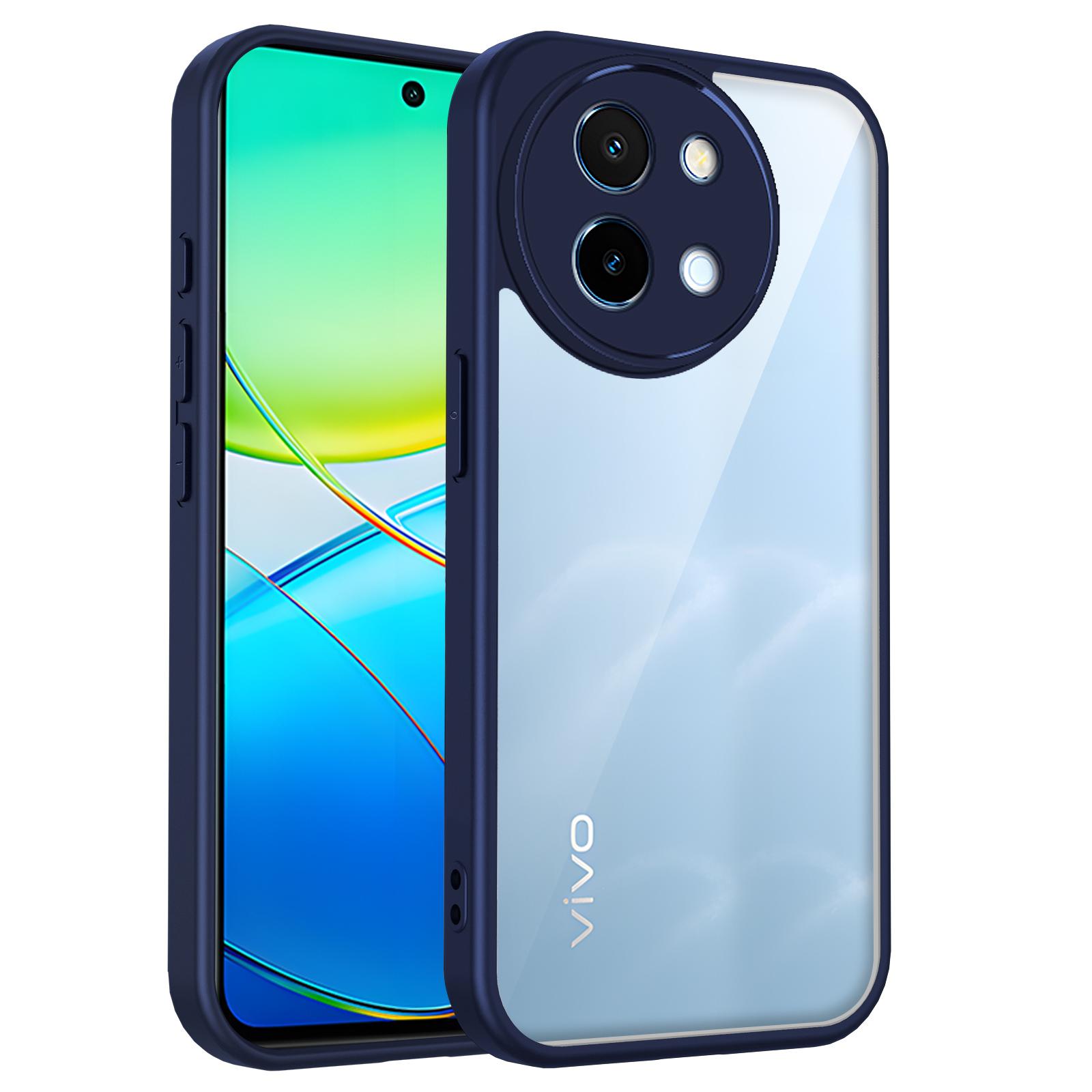 

Чехол для Vivo Y38 Чехол для телефона vivo Y58 Чехол Vivo Y38 5G Чехол vivo y38 Силиконовый бампер с воздушной подушкой Прозрачная матовая задняя крышка Жесткий vivo Y38