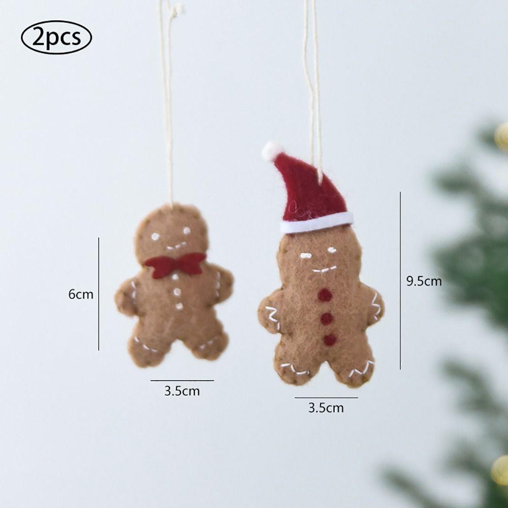 Felt Christmas Hanging Pendant Multicolor Christmas Tree Decoration Drop Ornament  Home Decoration