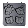 Tabekko Animal Replacement Plate a Castella Cake Plate Featuring 4 Different Animals and Compatible with the Tabekko Animal Castella Maker A,