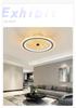Modern LED Ceiling Fan Light with High Power and Wide Voltage (85-265V) for Restaurants