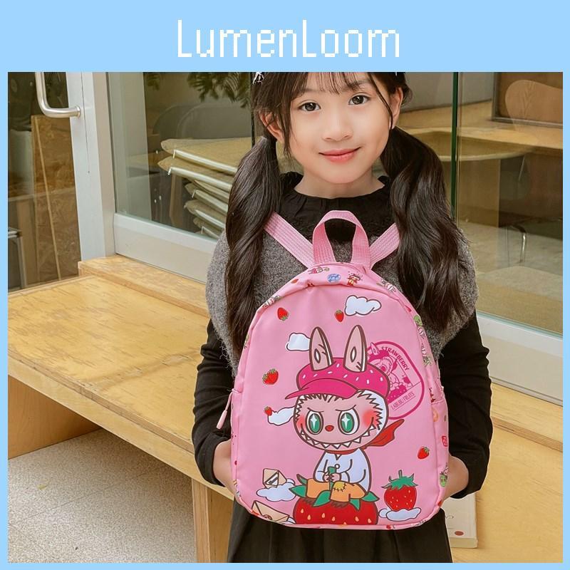 Labubu Cute Animal Cartoon Childrens Backpack With Polyester Lining For Daily Use In Preschool