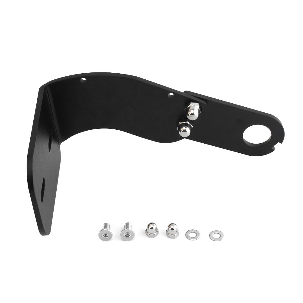 FOR Harley Davidson Sporter 883 X48 1200 Motorcycle Black Modified Side Mount License Plate Bracket Holder Accessories