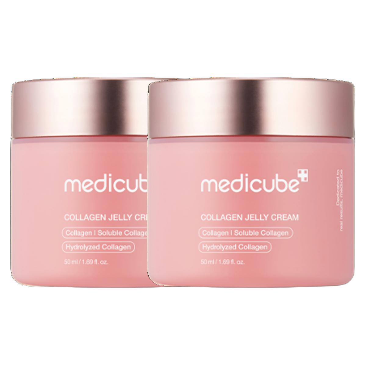 Medicube Collagen Jelly Cream, Firming  Moisturizing Face Cream, 50ml (2-Pack)