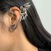 Accessories, Retro Devil Angel Three-Dimensional Contour Ear Clips, Sweet And Cool Halloween Elf Wing Stud Earrings.
