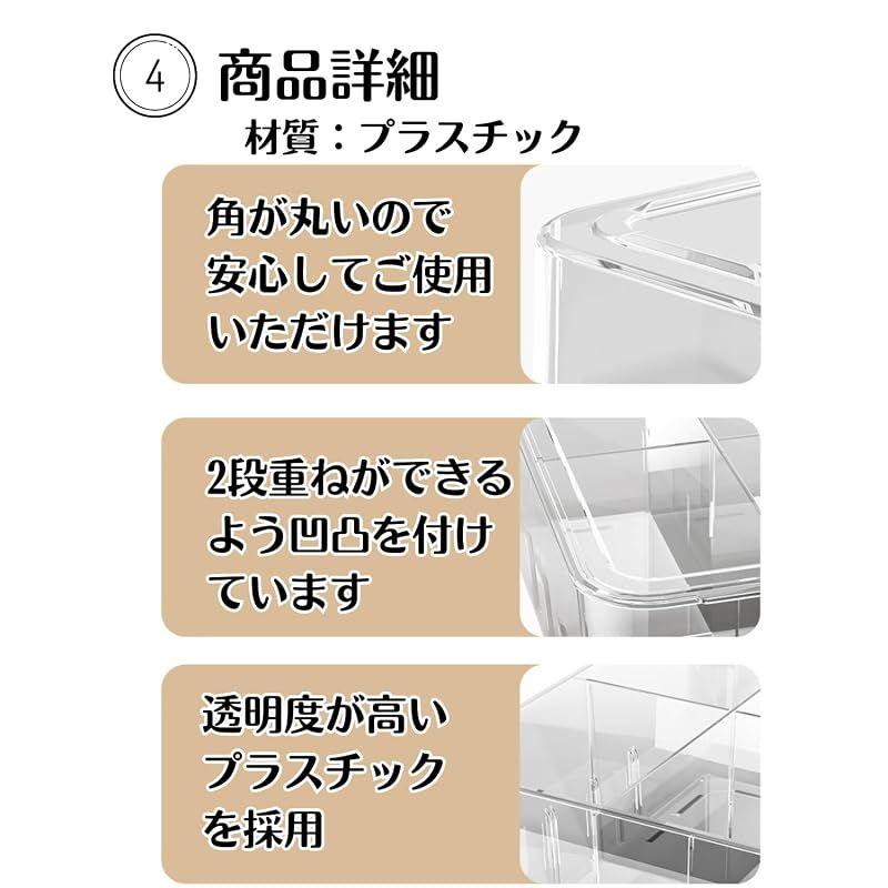 Used [New] Chocople Card Case Trading Card Storage Trading Card Case Card Box Large Capacity Removable Dividers Storage 2000 Cards 1