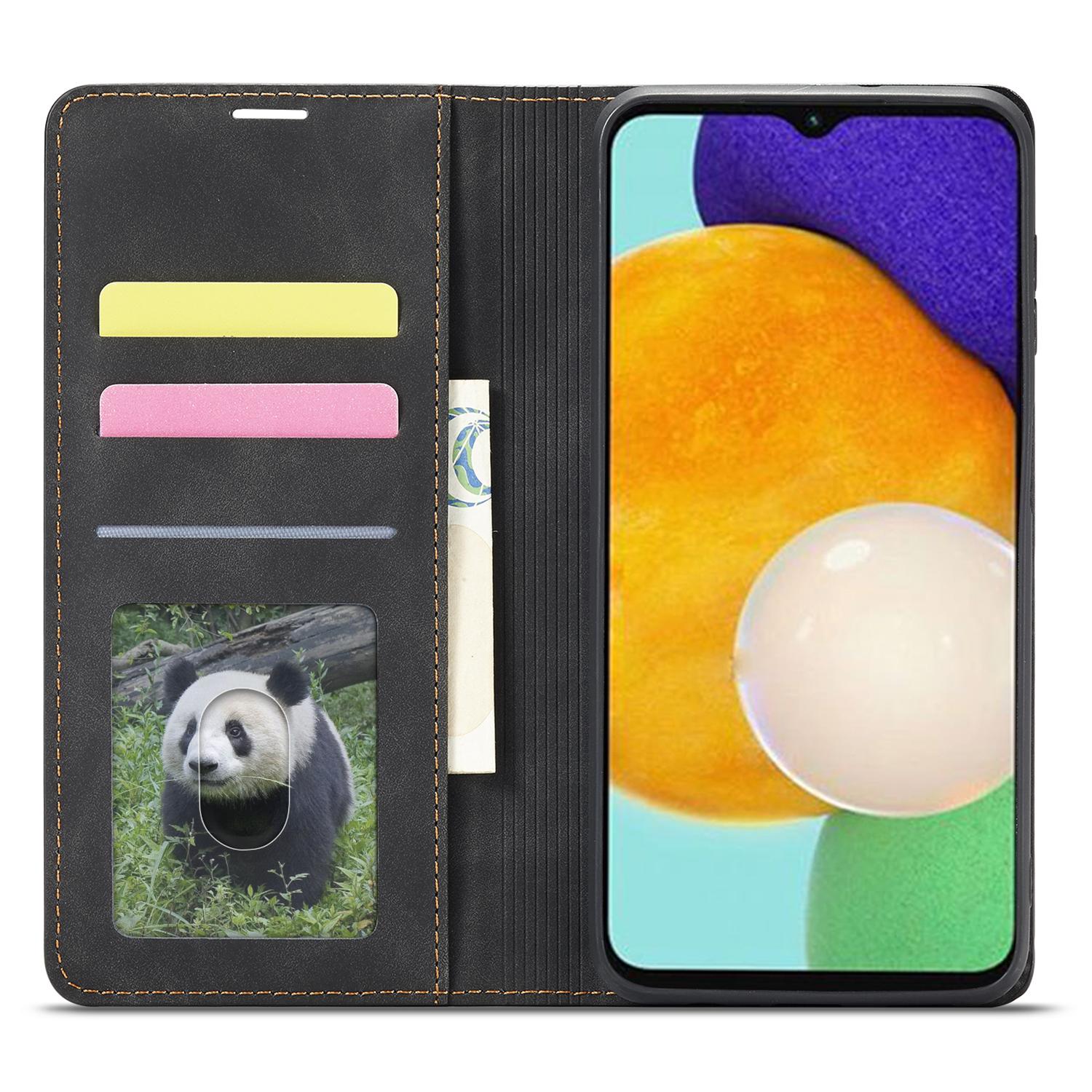 

FORWENW Fantasy Series for Samsung Galaxy S24+ Case Skin-touch Stand Phone Cover Black