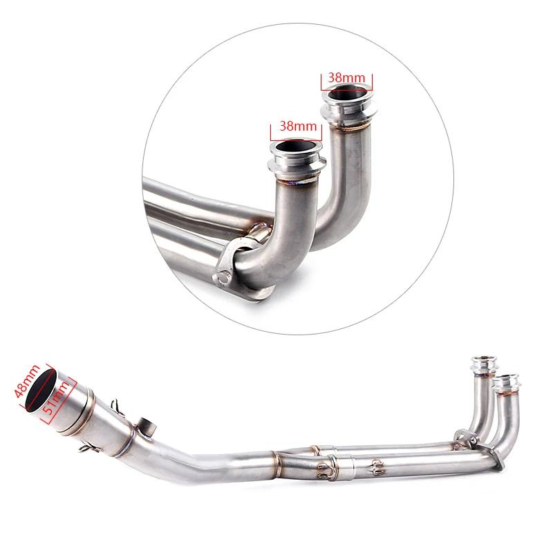 Motorcycle Slip On For Yamaha Tmax 500 530 Yp500 2008-2016 With Exhaust Tmax530 Tamx500 Motorcycle Exhaust Muffler Full System