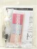 Takagi Fiber Panami Craft Cotton Fabric Tsumami Zaiku for Everyday Salmon Pink Barrette and Brooch Kit Use, (LH-447)