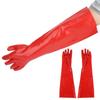 Long Anti Chemical Gloves PVC Acid Alkali Oil Resistant Coldproof Hands Protector for Industry Laboratory