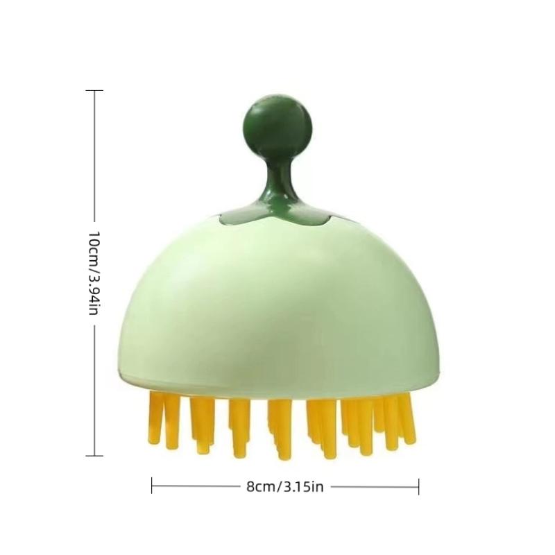 Silikon Shampoo Kopfhaut Haarmassage Kamm Bad Reinigung Peeling Bürste Shampoo Massagegerät Kopfhaut Akupunkturpunkt Massagebürste